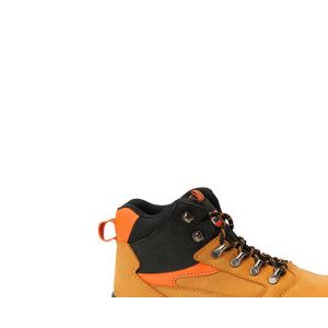 Solidur Chaussures montantes de sécurité TRUCK en cuir nubuck beige coquille et semelle acier S3 SRC - taille: 46 - Marron clair