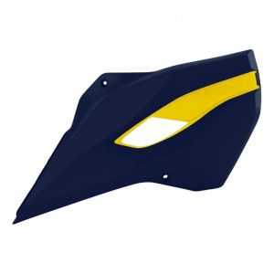 Image de Racetech Ou&iuml;es de radiateur RTech bleues et jaunes pour Husqvarna FC 250 14-15