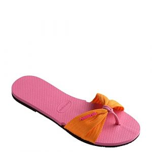 Havaianas You Saint Tropez Basic, Sandale Plate Femme, Rose Cristal, 39/40 EU