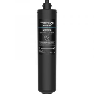 Waterdrop Cartouche filtrante de rechange RF15 pour filtre à eau sous évier 15UA/15UB, réduit le plomb, le chlore, le mauvais goût, certifié