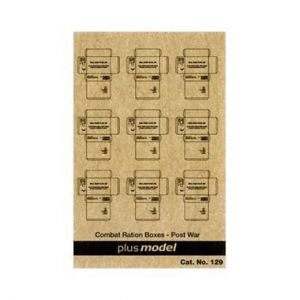 Plus Model Cartons de rations de combat d'apr&egrave;s-guerre U.S.