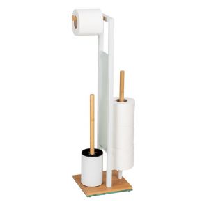 Wenko Combine wc rivalta blanc et bambou