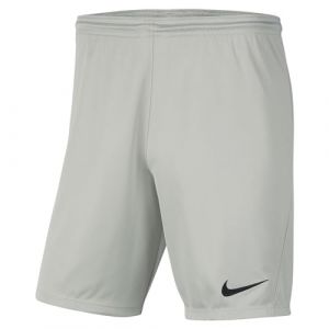 Nike Park 3 Shorts Homme, Pewter Gris/Noir, M