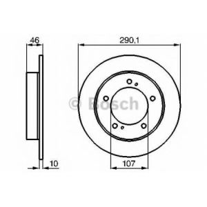 Bosch 2 Disques de frein 0986478377