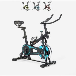 Leonardo Spin Bike Spinning Fit Bike avec volant professionnel Minerva - couleur:Turquoise