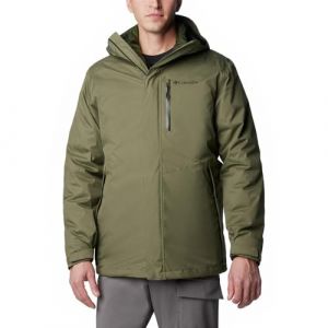 Columbia Oak Harbor Interchange Veste Manteau d'hiver Interchangeable 3 en 1, Vert Pierre, XL Homme