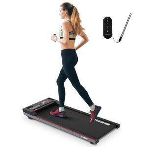 Serenelife Tapis de Course, Tapis de Marche/Sport Pliable Inclinable, Ecran LCD, Programmes Pr&eacute;d&eacute;finis ou Ajustables, Walking Pad pour la Maison et Le Bureau- Connectivit&eacute; Bluetooth