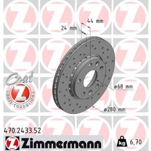 Zimmermann JEU DE 2 DISQUES G/D OTTO GMBH 470.2433.52