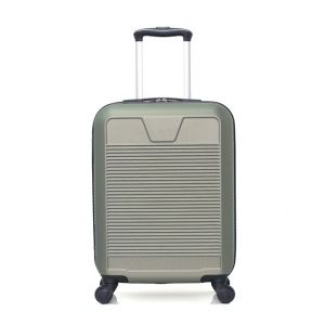 Valise Cabine 4 roues simples Lena E 50 cm grise