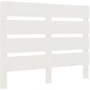 Image de VidaXL Tête de lit Blanc 90x3x80 cm Bois massif de pin