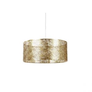 Ostaria Suspension métal Corazon dorée 35 x 15 Doré