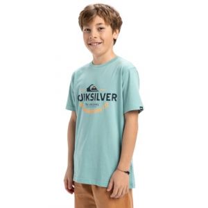 Quiksilver Ev Typed Out - T-shirt à manches courtes pour Garçon 8-16 Bleu - Taille 12