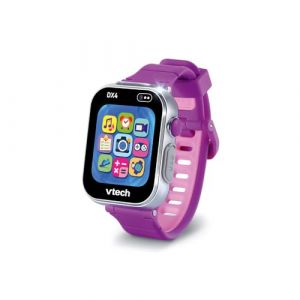 Vtech KidiZoom SmartWatch DX4 Violette - Montre Digitale Enfant 16 en 1 avec Écran Tactile Couleur, Jeux, Applications, Appareil Photo et Vidéo - Cadeau Enfant Dès 5 Ans - Contenu en Français