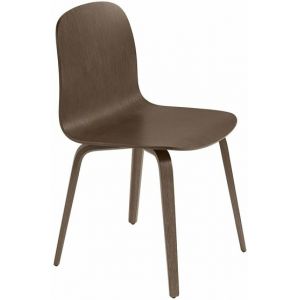 Muuto Chaise Visu / Pieds bois bois naturel en bois