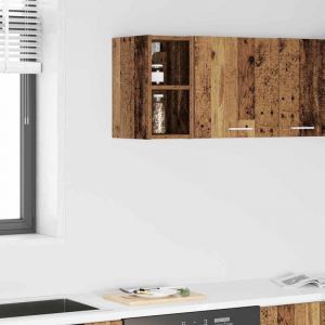 VidaXL Armoire Suspendue Riga Bois Ancien 20 X 29,5 X 40 Cm