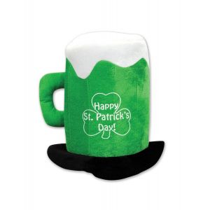 Image de Chapeau chope de bière vert adulte