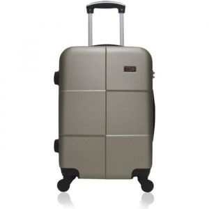 RO VALISE CABINE ABS 55cm 4 roues CORONADO BEIGE