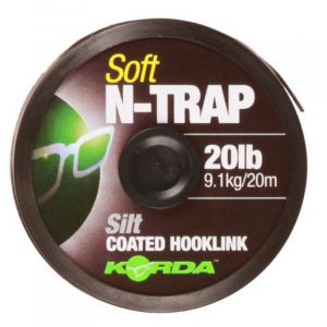Korda Tresse a bas de ligne gainee N-TRAP Soft 13.6kg