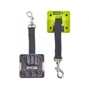 Ryobi Rlyard 2 Crochets muraux pour porte-outils avec mousqueton