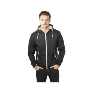 Urban classics Coupes vent Coupe-vent zip contrastant - Couleur EU S,EU M,EU L - Taille Noir