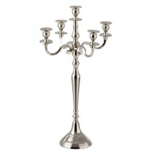 Chandelier 5 T&ecirc;tes Design "Cl ic" 63cm Argent Prix