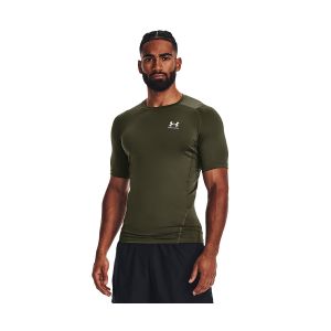 Under Armour Heatgear Comp T-shirt Hommes - Vert Olive