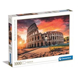 Clementoni Puzzle 1000 pièces : Coucher de soleil romain