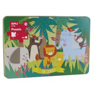 APLI Puzzle 24 pièces Kids La jungle