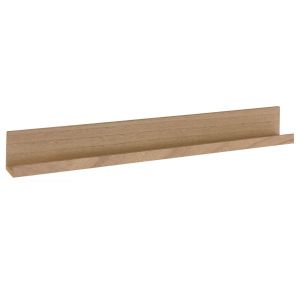 Wadiga Étagère murale étroite minimaliste bois 58x6x6.8cm