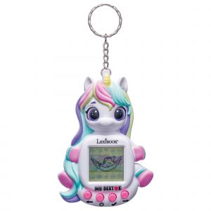 Lexibook Console My Best-E Licorne avec écran LCD et porte-clés