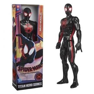 Image de Hasbro Marvel Spider-Man Miles Morales, Jouet à l'échelle de 30 cm, Figurine : à Travers Le Verset Spider-Man pour Enfants à partir de 4 Ans, Multicolore (F5643)