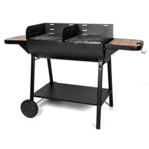 Image de Barbecue À Charbon De Bois Sur Chariot 2 Grilles S50 Hyba - L'unité
