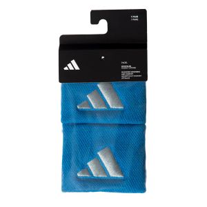 Adidas Bracelet de pádel wristband s x2 bleu/gris