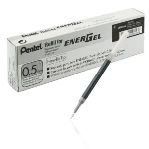 Pentel 12 recharges pour roller Energel BLN75