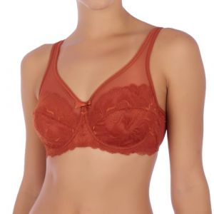 DIM Soutien-Gorge Femme avec Armatures Generous Essentiel x1, Marron, 105D