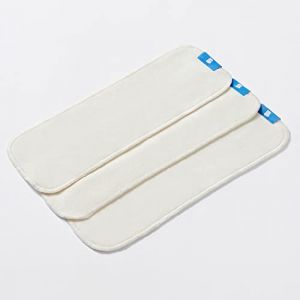 Bambino Mio Booster Lavable R&eacute;volutionnaire, Mini Boost, Lot de 3 boosters ultra doux pour couches lavables, haute absorption