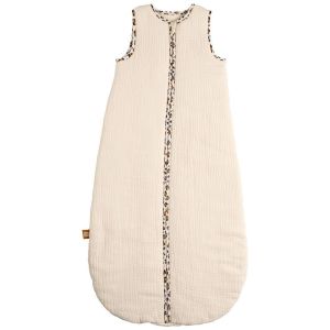 Image de Gigoteuse b&eacute;b&eacute; hiver en gaze de coton d&eacute;tails l&eacute;opard