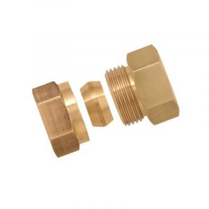 Boutt&eacute; Unions femelles bic&ocirc;nes - bague laiton union bic&ocirc;ne femelle &oslash; 14 - 12x17 1 pi&egrave;ce(s)