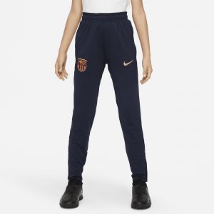 Nike Pantalon de foot Dri-FIT FC Barcelona Strike pour ado - Bleu - Taille L - Unisex