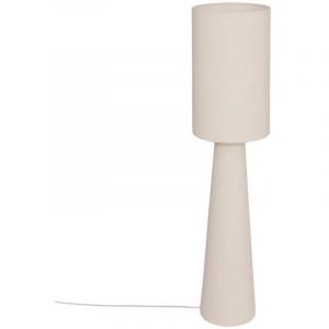 Atmosphera Lampadaire droit secteur Solal blanc H124cm créateur d'intérieur