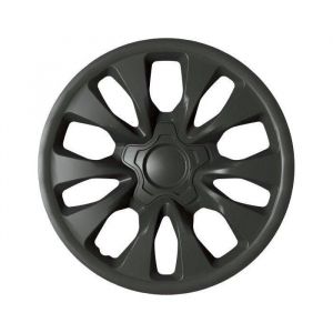 Start Couvre-Roue Monte Carlo, Installation Facile, Universel, Anthracite, 13 Pouces, Acrylonitrile Butadiène Styrène