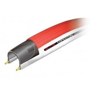 Elite Coperton FA003511016 Pneu &agrave; fixer sur appareil d'entrainement pour v&eacute;lo Rouge/blanc