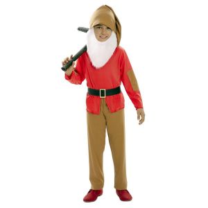 Ruedelafete DÉGUISEMENT NAIN ROUGE (GARÇON 7-9 A)