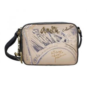 Anekke Sac &agrave; &eacute;paule bandouli&egrave;re bleu fonc&eacute; beige pour femme - Studio 2 Compartment Crossbody Bag Multicolor 319472