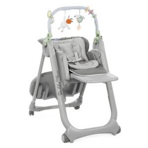 Chicco Chaise Haute Bebe Polly Magic Relax 4 Roues Graphite Comparer Avec Touslesprix Com