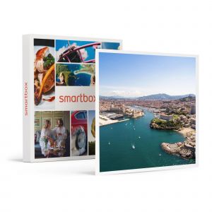 Smartbox Coffret Cadeau - Vol en hélicoptère de 20 min pour 2 au-dessus de Marseille- Sport & Aventure