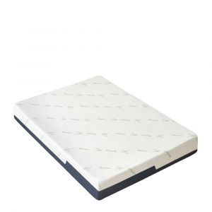 Matelas mémoire de forme déhoussable Bambou 140x190 cm
