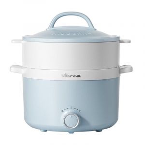 Cuiseur À Riz Électrique Multi-Cuiseur,Poêle Antiadhésive,Poêle Chauffante,Machine De Cuisson Électrique,Poêle À ?ufs À La Vapeur,Marmite À Soupe 1,7 L