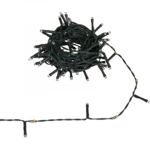 Image de Guirlande lumineuse ext&eacute;rieure solaire 100 LED blanc froid l.10m - Feeric lights & christmas