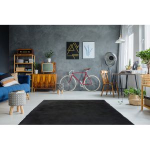 Arte Espina Paris Prix - Tapis Tufté à La Main à Poils Longs rabbit Anthracite 120 X 170 Cm